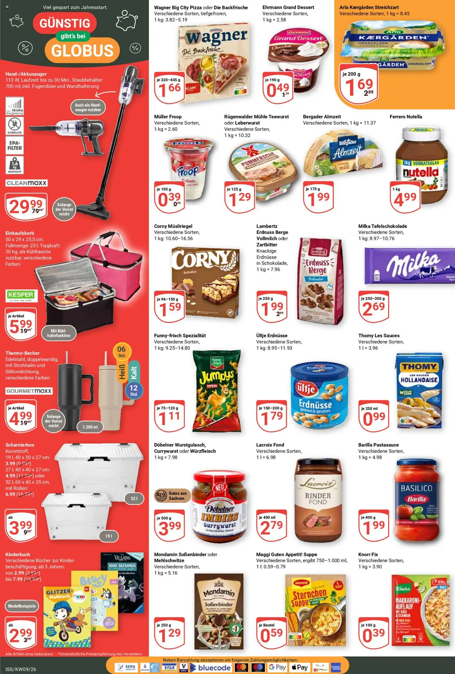 Globus Prospekt 	 – gültig ab 23.02.2026 | Seite: 2 | Produkte: Gewicht, Ehrmann grand dessert, Knorr, Schinken