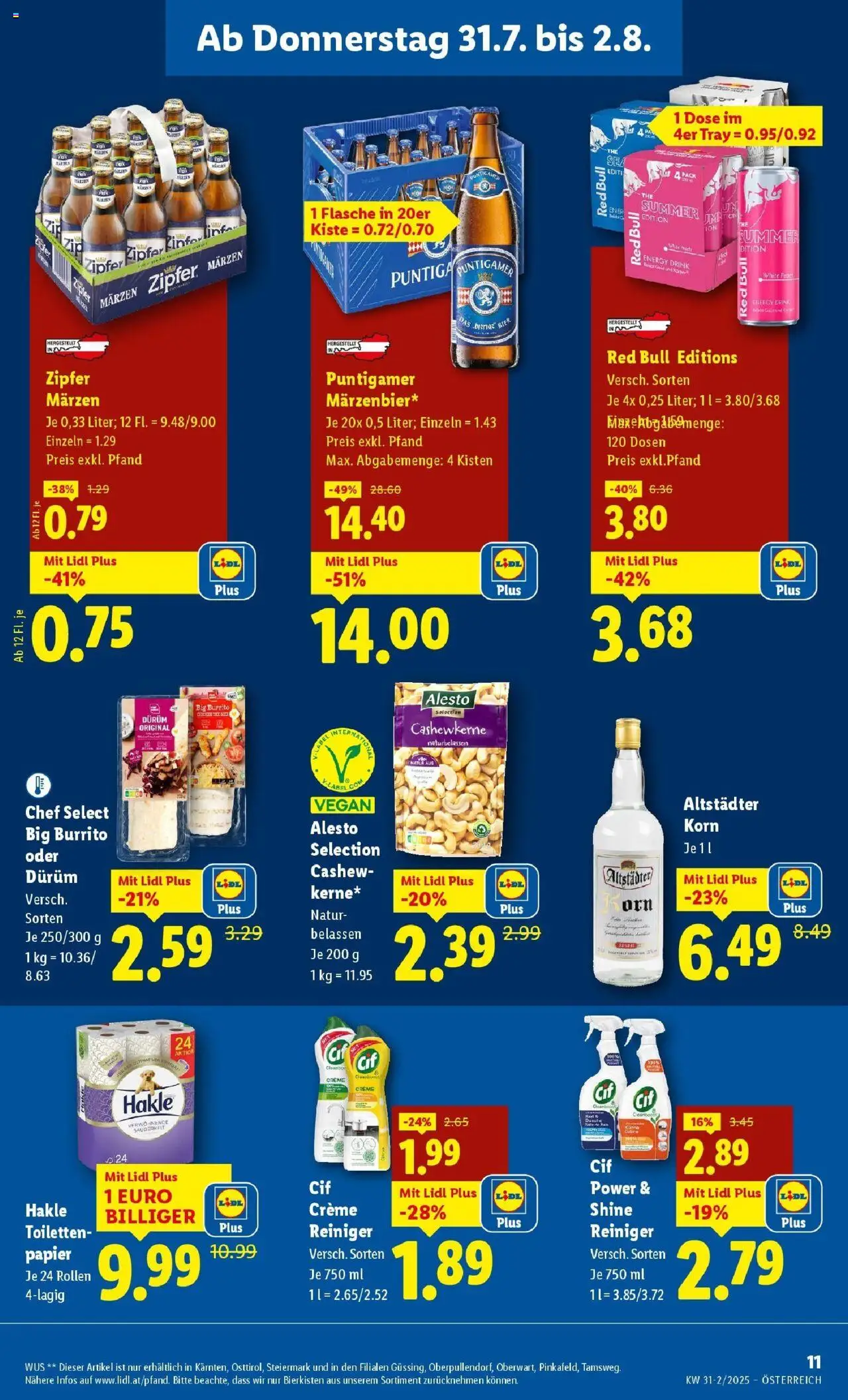Lidl Flugblatt - Fohnsdorf, Neunkirchen, Graz gültig ab 31.07.2025 | Seite: 13 | Produkte: Creme