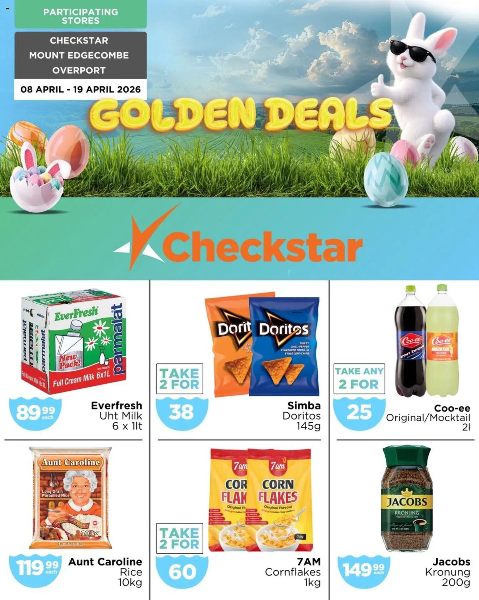 New Check Star catalogue – valid from 08.04.2026 | Page: 1 | Products: Iron, Rice, Flakes, Pepper