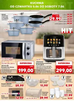 Kaufland gazetka - Mega okazje od 05.06.2025 | Strona: 12 | Produkty: Kuchenka mikrofalowa, Kuchenka, Frytkownica, Garnek