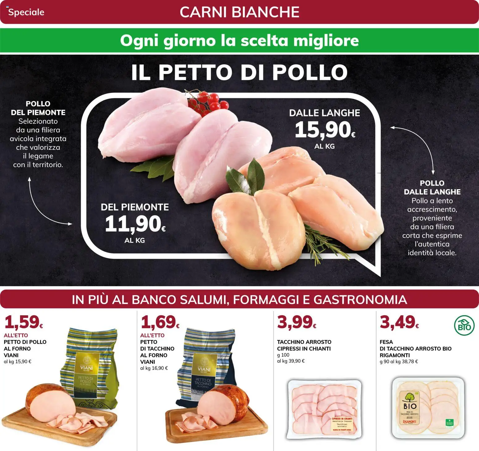 Volantino Basko del 20.01.2026 | Pagina: 3 | Prodotti: Petto di Pollo, Arrosto, Tacchino, Forno