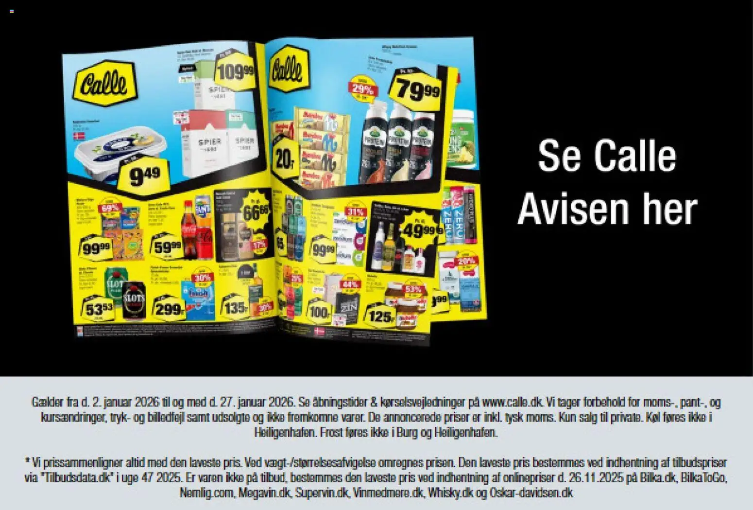 Calle tilbudsavis – gyldig fra 02.01.2026 | Side: 16