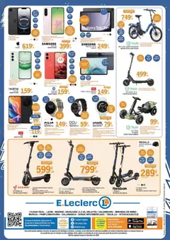 Vista previa E.Leclerc folleto válido desde el 01.12.2025 | Página: 12 | Productos: Smartphone, Cámara, Manta, Disco