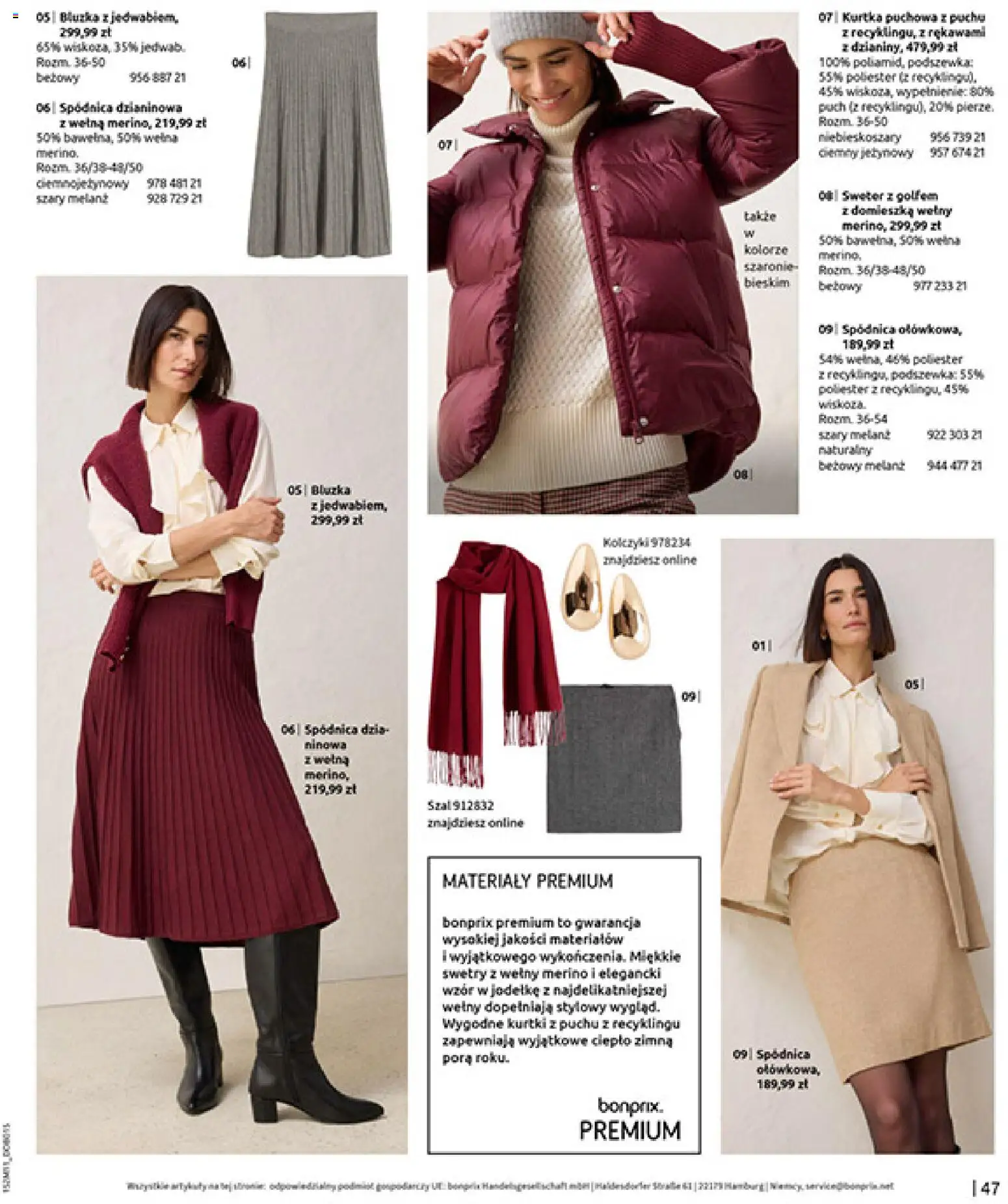 BonPrix Katalog - Na Listę Życzeń od 15.12.2025 | Strona: 49 | Produkty: Bluzka, Sweter, Kurtka, Szal