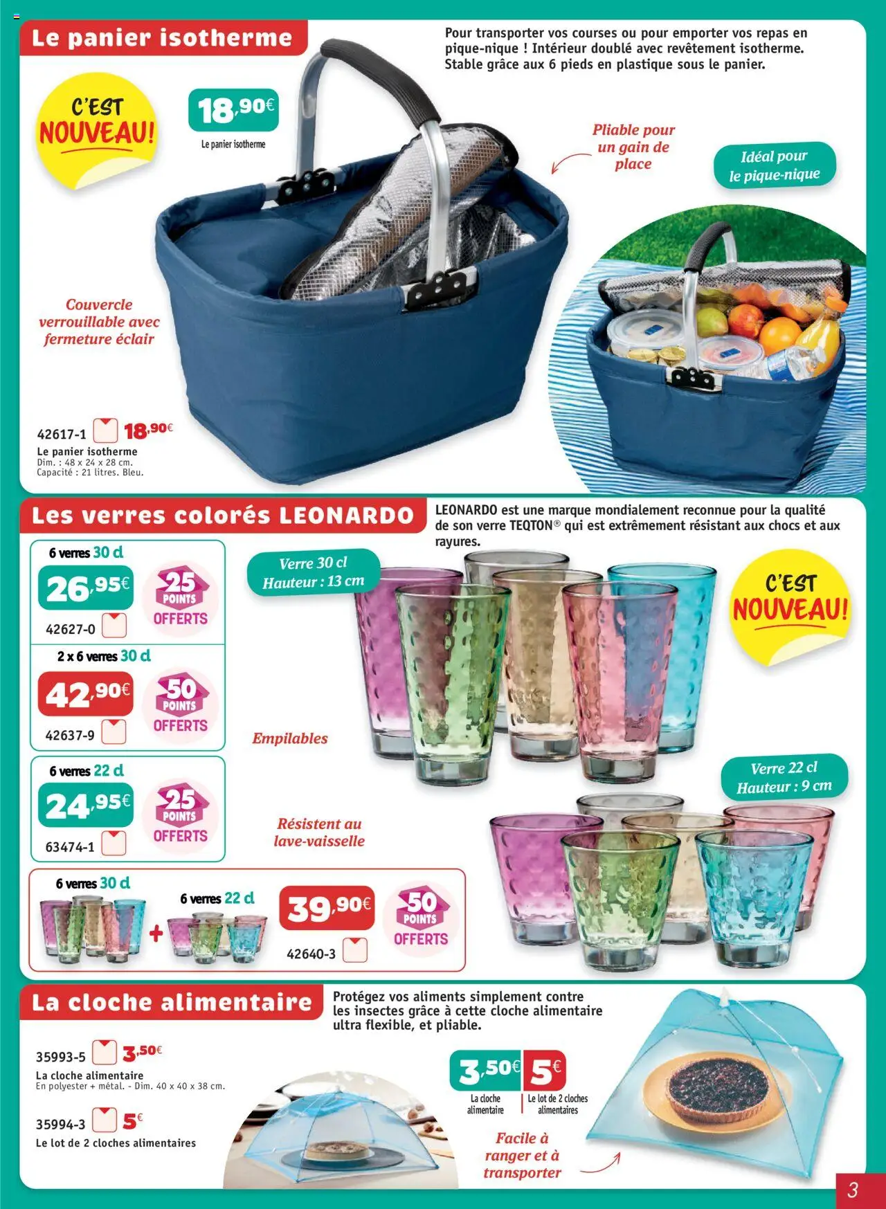  | Page: 3 | Produits: Cloche, Panier, Cloche alimentaire