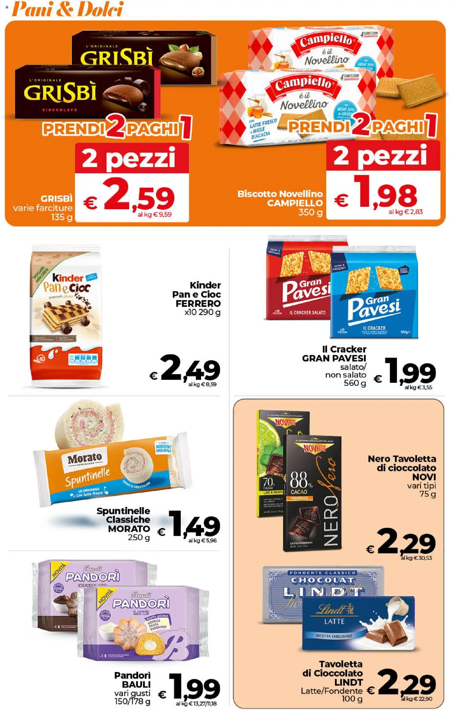 Volantino Ipercoop del 24.02.2026 | Pagina: 36 | Prodotti: Pane, Pasta, Cacao, Menta