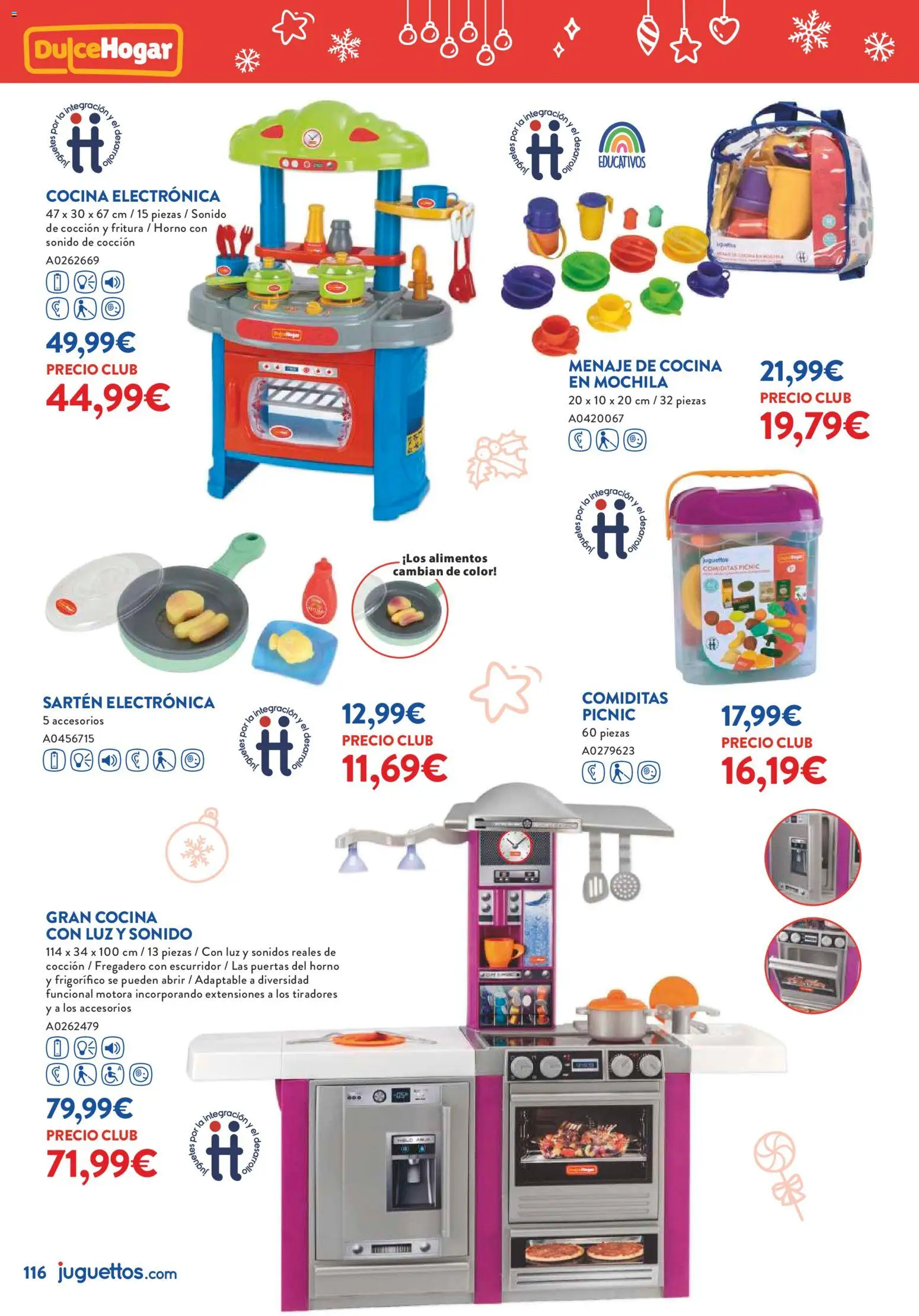 Juguettos catálogo Navidad │ válido desde el 27.10.2025 | Página: 116 | Productos: Mochila, Juguetes, Horno, Κούβα