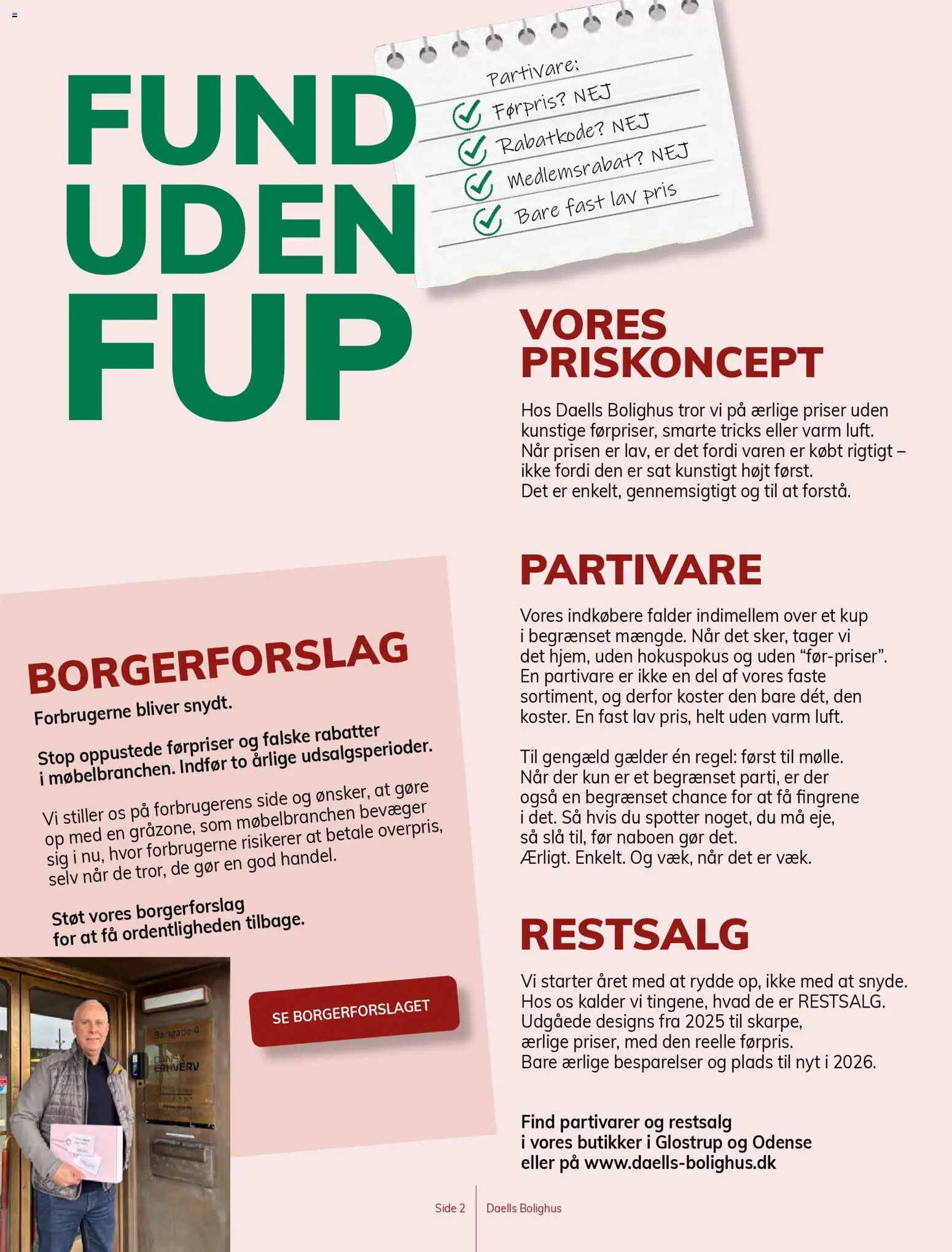 Daells Bolighus tilbudsavis – gyldig fra 14.01.2026 | Side: 2 | Produkter: Søm