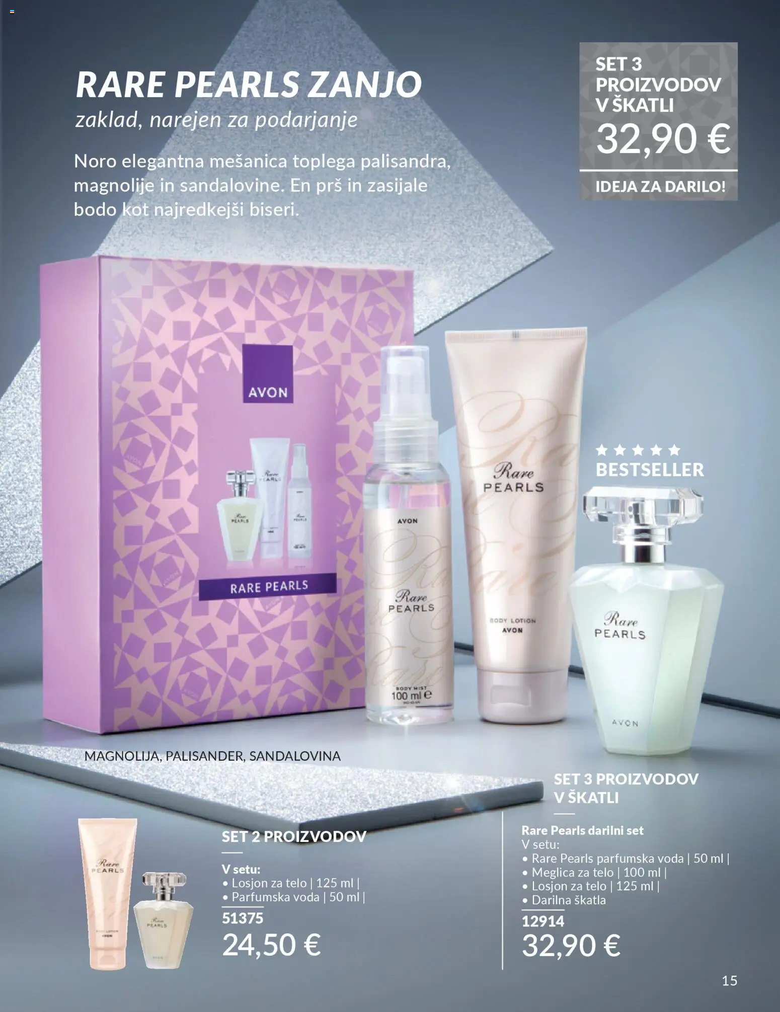 Novi Avon katalog ponudbe – veljaven od 01.10.2025 | Stran: 15 | Izdelki: Skatla, Voda, Parfumska voda