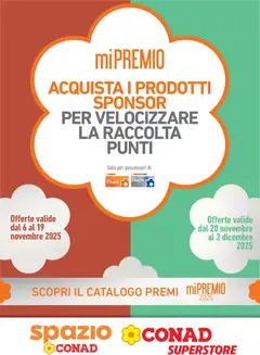 Anteprima del volantino Conad Superstore Mi Premio Piemonte catalogo valido a partire dal 06.11.2025