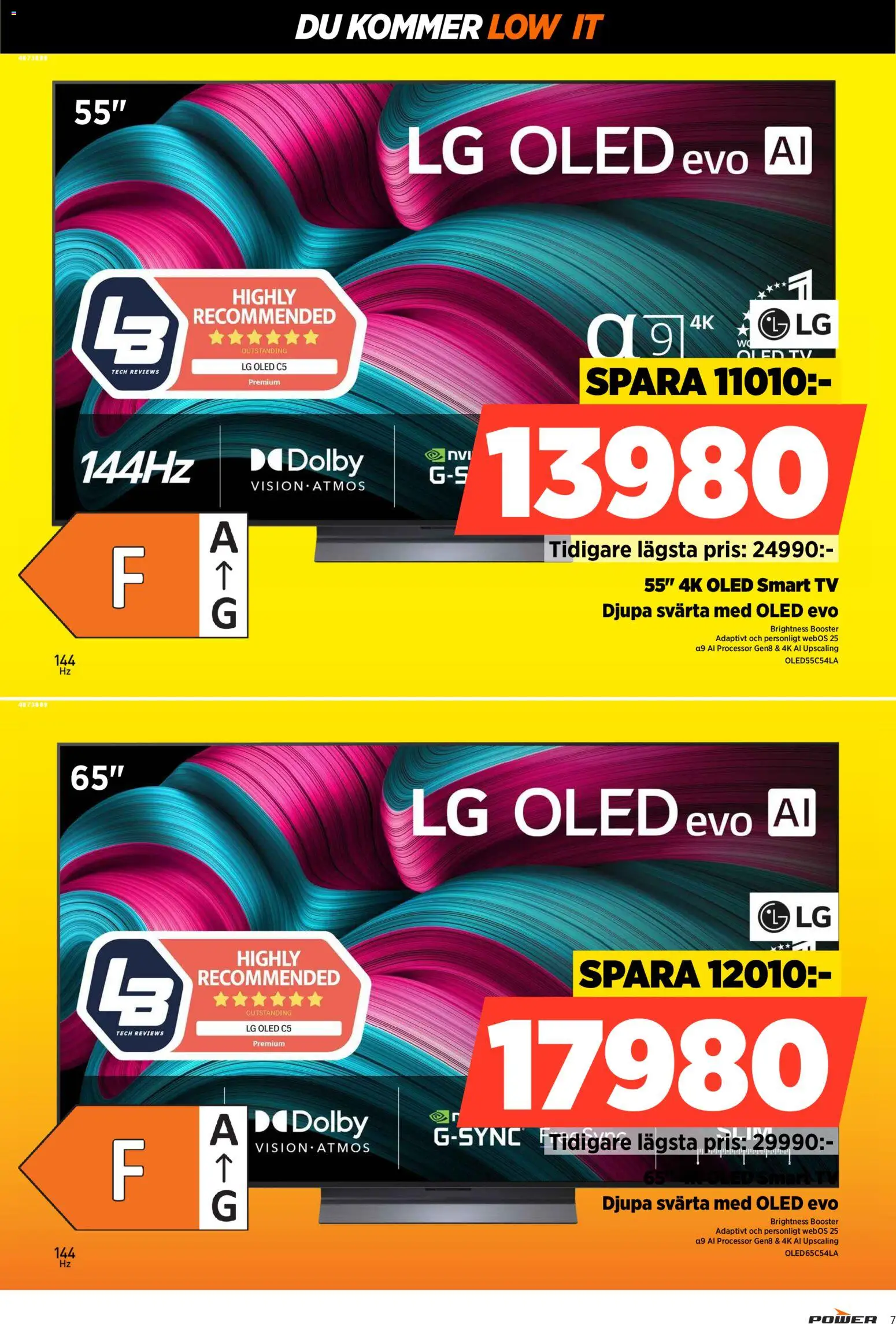 Power reklamblad aktuell från 12.01.2026 | Sida: 7 | Produkter: Smart tv, Tv