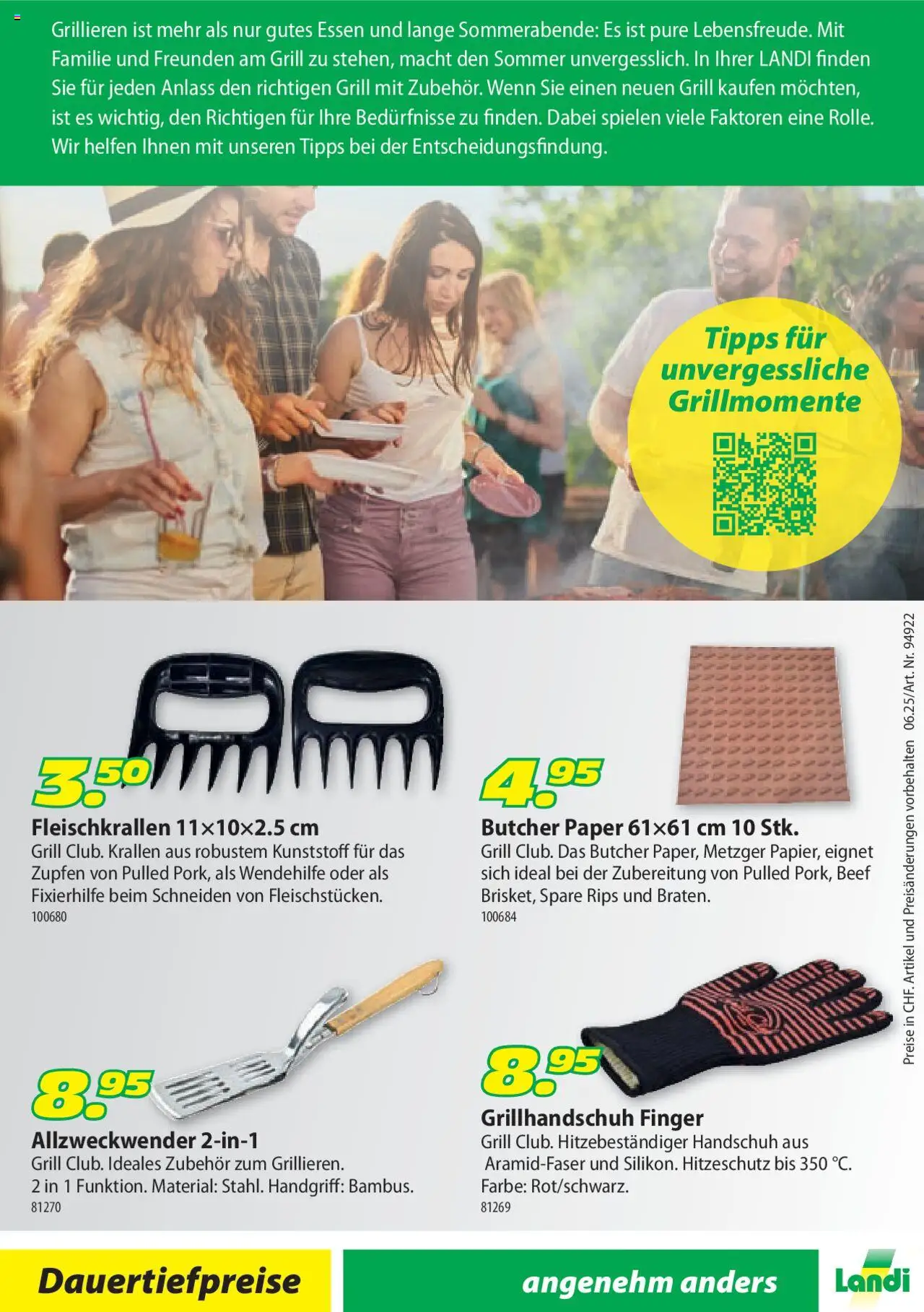 Landi Aktionen BBQ Grill Club ab 04.02.2025 | Seite: 16 | Produkte: Grill