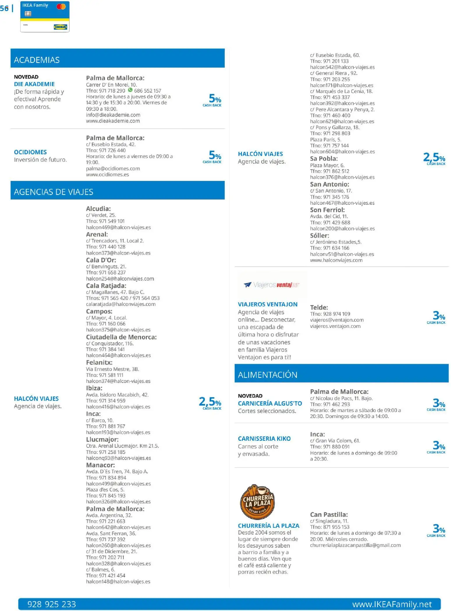 Catálogo IKEA Family Mallorca │ válido desde el 01.01.2026 | Página: 56 | Productos: General, Café
