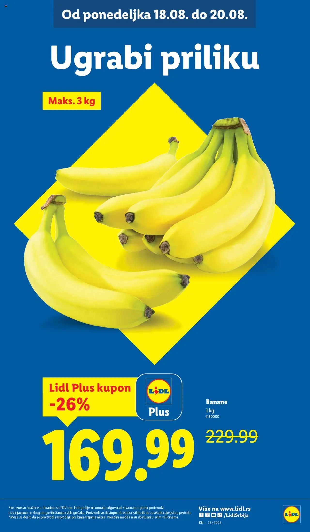 Lidl katalog - važi od 14.08.2025 | Strana: 49 | Proizvode: Banane