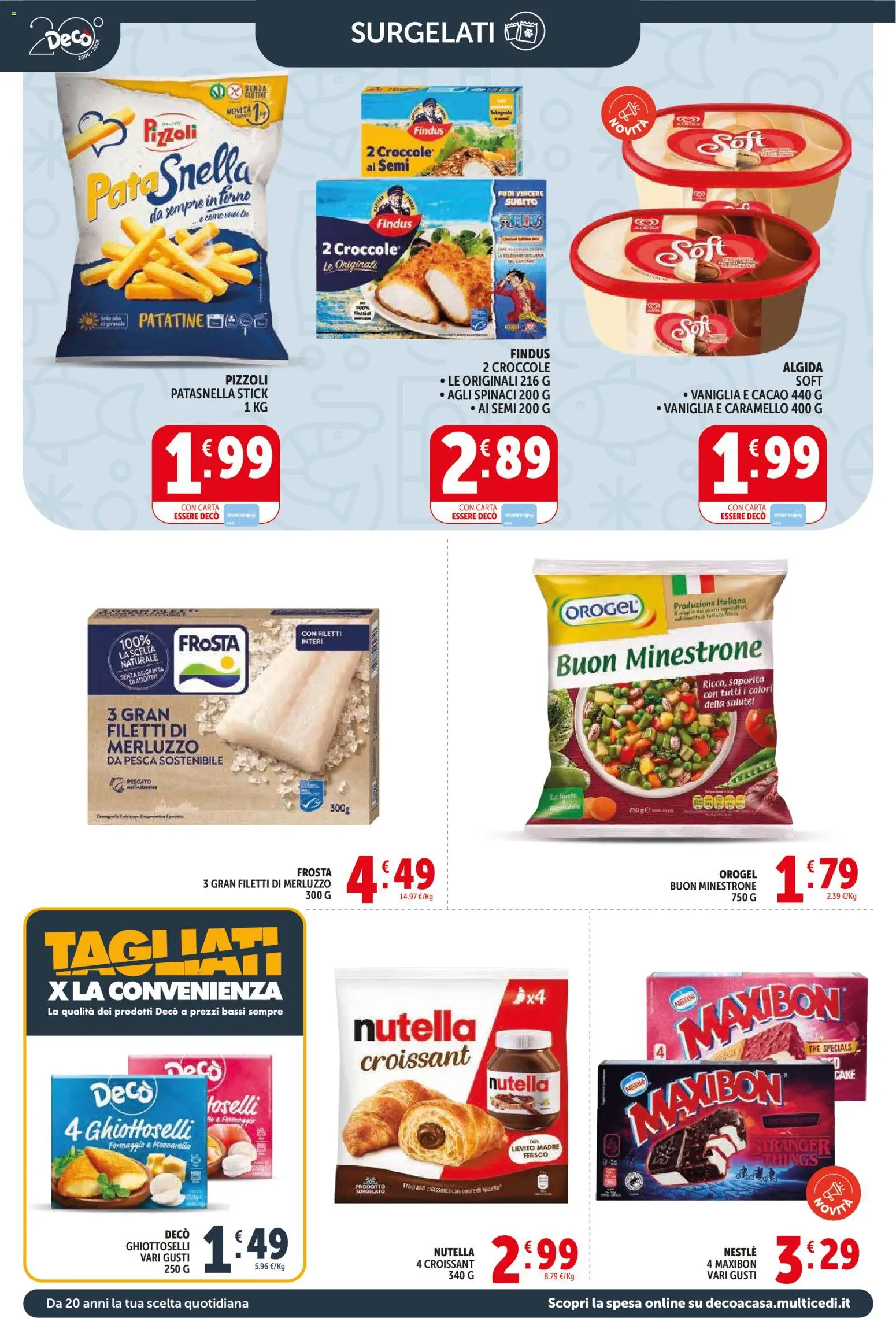 Volantino Decò del 21.04.2026 | Pagina: 6 | Prodotti: Formaggio, Nutella, The, Cacao