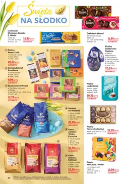 Pogląd oferty "Makro gazetka - Delikatesy Wielkanoc" - ważna od 17.03.2026 | Strona: 14 | Produkty: Tchibo exclusive, Tchibo, Czekolada, Herbata