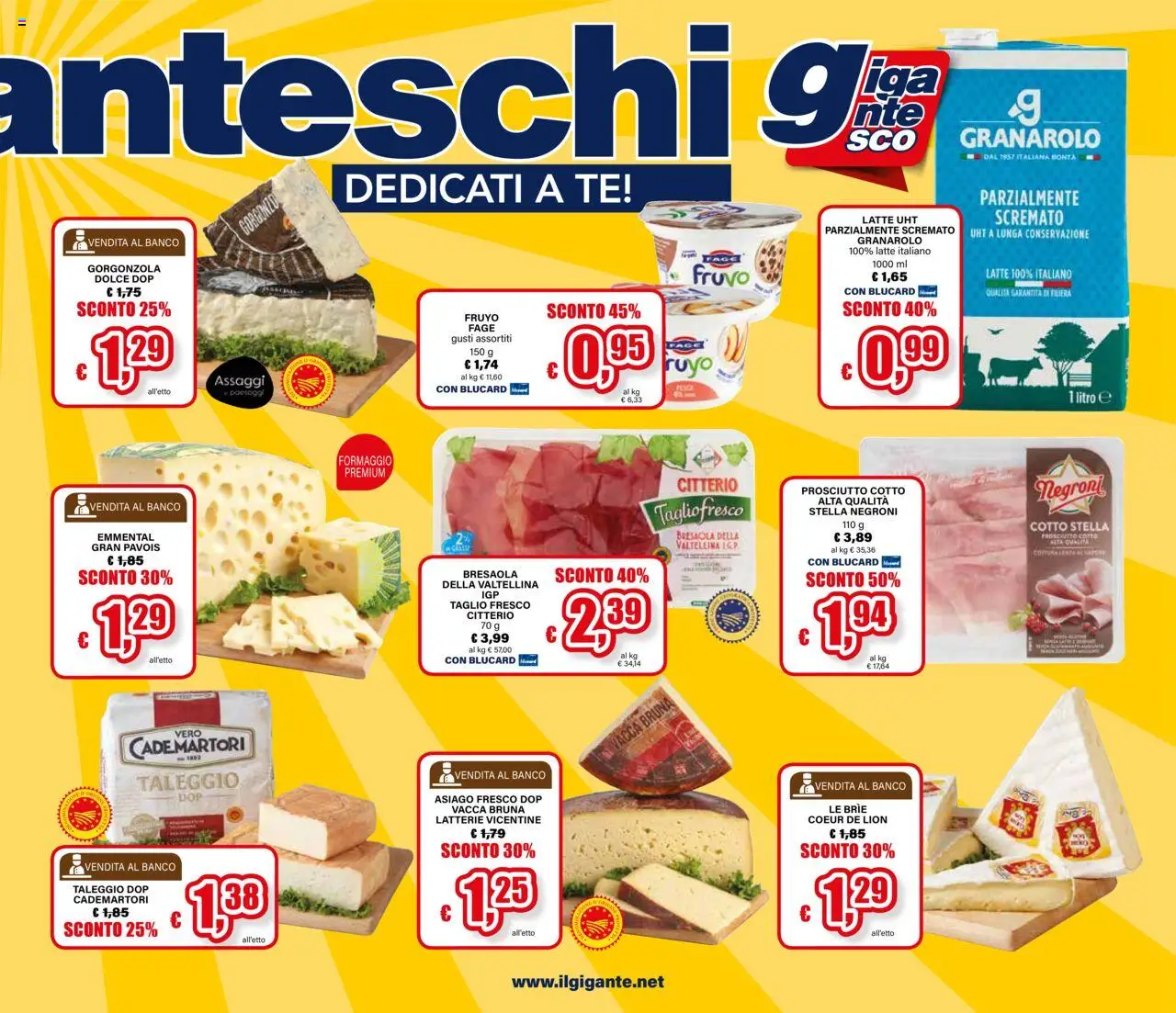 Volantino Il Gigante del 18.09.2025 | Pagina: 7 | Prodotti: Bresaola, Formaggio, Gorgonzola, Emmental