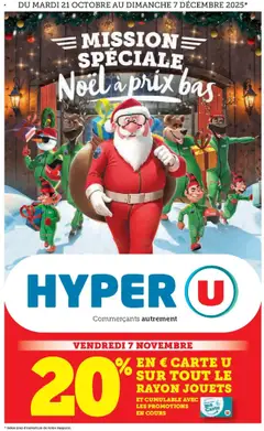 Hyper U - Prévisualisation de Hyper U - Prix bas de Noël valide à partir de 21.10.2025