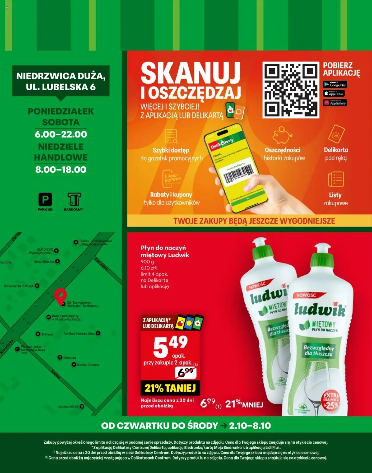 Delikatesy Centrum Gazetka - Niedrzwica Duża Otwarcie od 02.10.2025 | Strona: 4 | Produkty: Delikatesy, Pizza