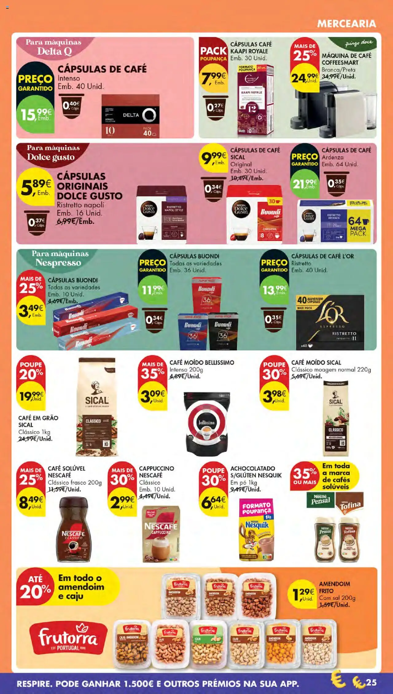 Pingo Doce Poupe Esta Semana Madeira │ válido de 30.09.2025 | Página: 27 | Produtos: Café solúvel, Máquinas nespresso, Nespresso, Café
