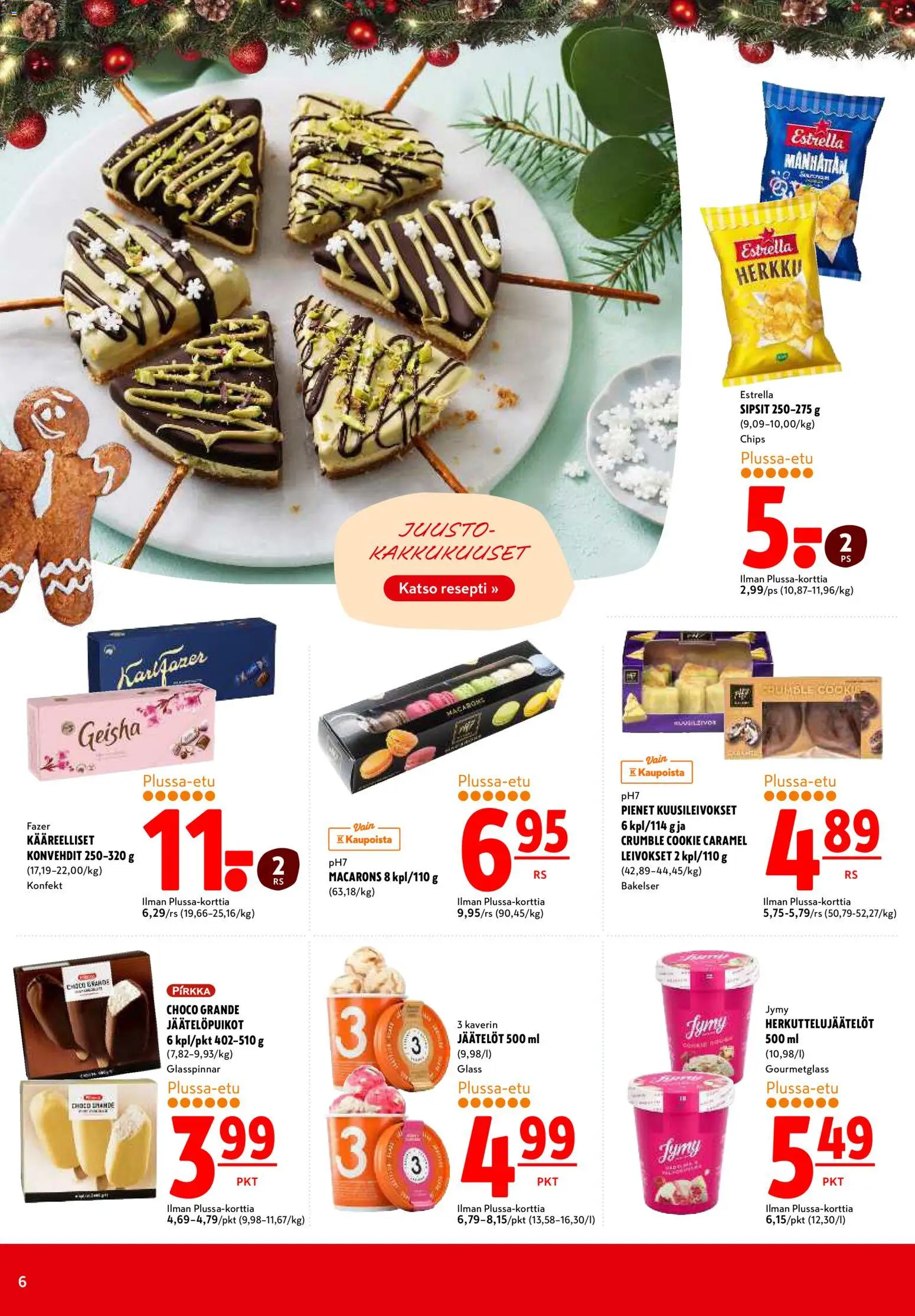 K-Citymarket tarjoukset – voimassa 18.12.2025 alkaen | Sivu: 6 | Tuotteet: Juusto