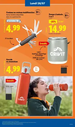  | Page: 7 | Produits: Couteau, Gourde, Batterie