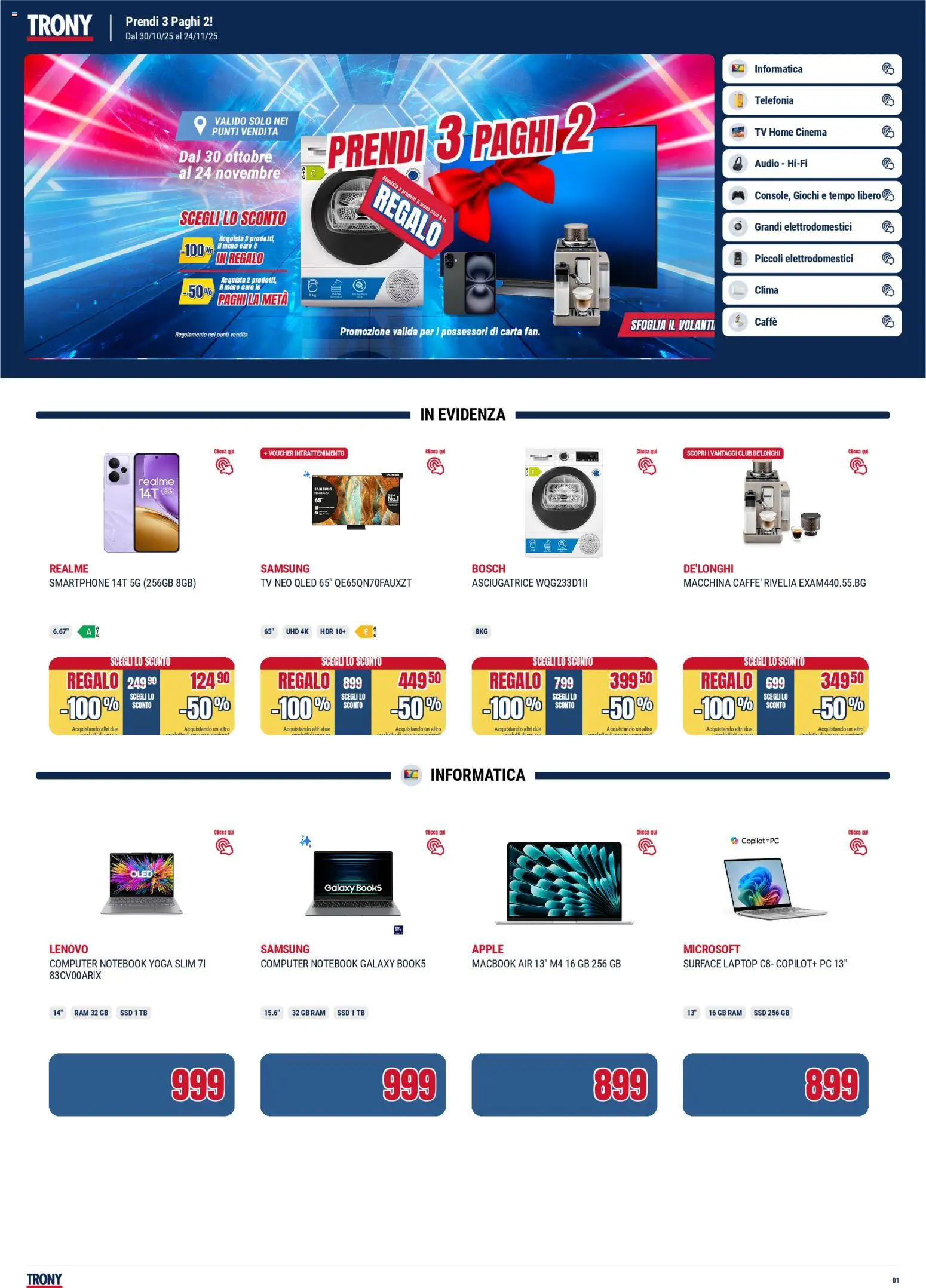 Volantino Trony del 30.10.2025 | Pagina: 1