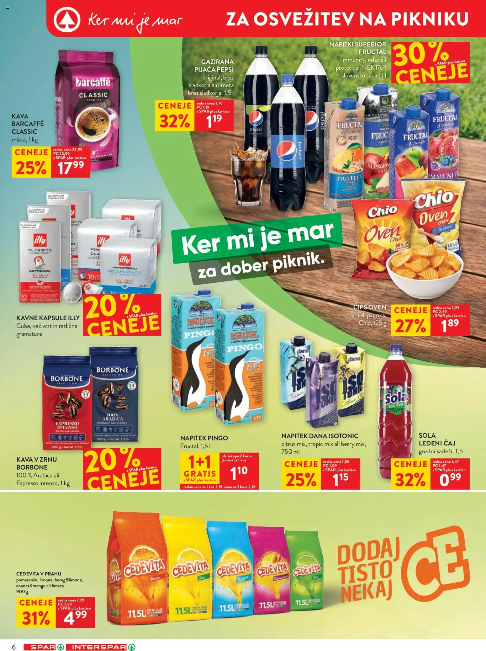 Novi Spar katalog ponudbe – veljaven od 15.04.2026 | Stran: 6