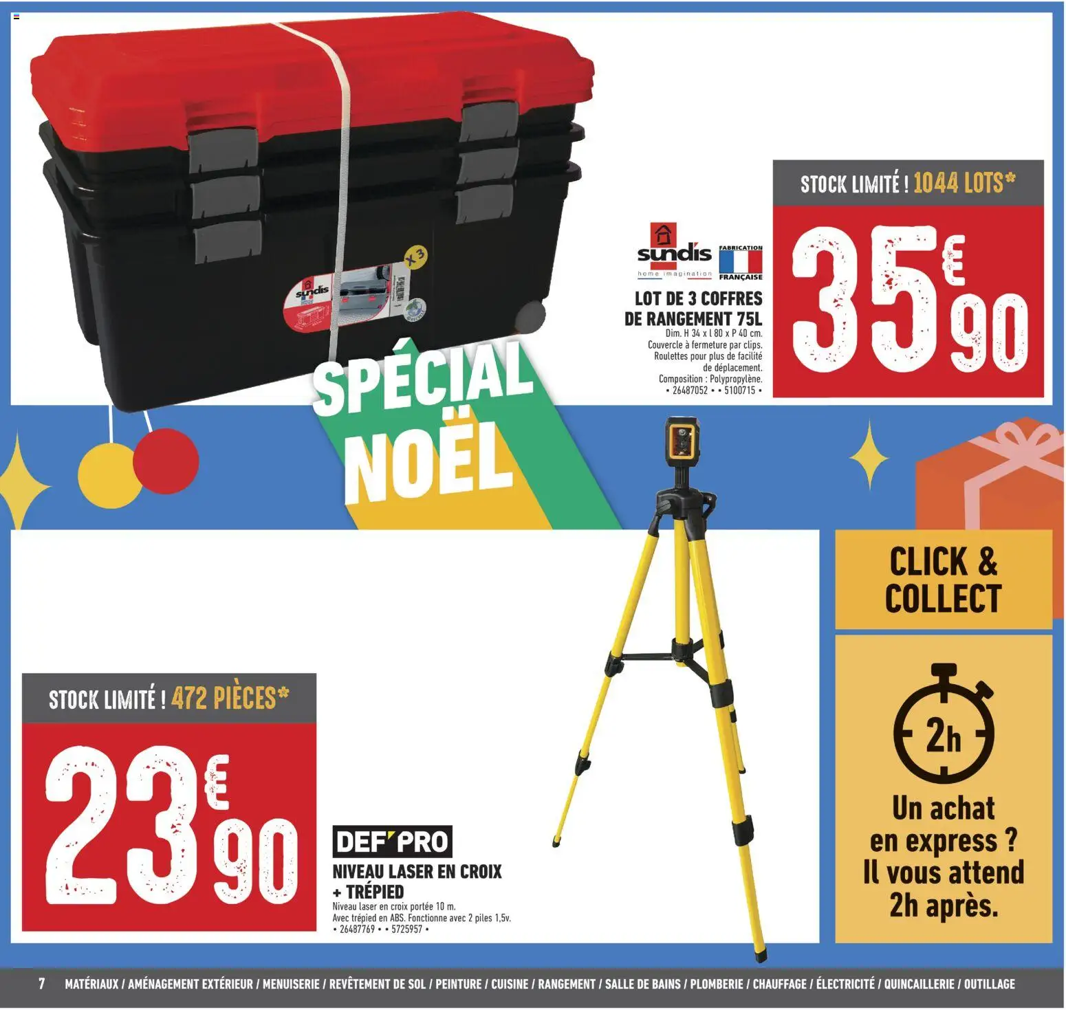 {H1} | Page: 7 | Produits: Piles