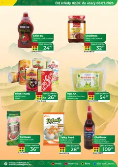 Tamda Foods leták od 02.07.2025 | Strana: 55 | Produkty: Sriracha, Kaše, Nudle, Rýžová mouka
