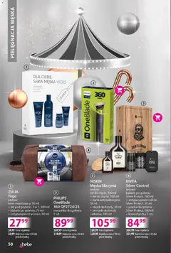 Pogląd oferty "Hebe Gazetka - Katalog" - ważna od 02.12.2025 | Strona: 50 | Produkty: Prysznic, Body, Pianka do golenia, Krem