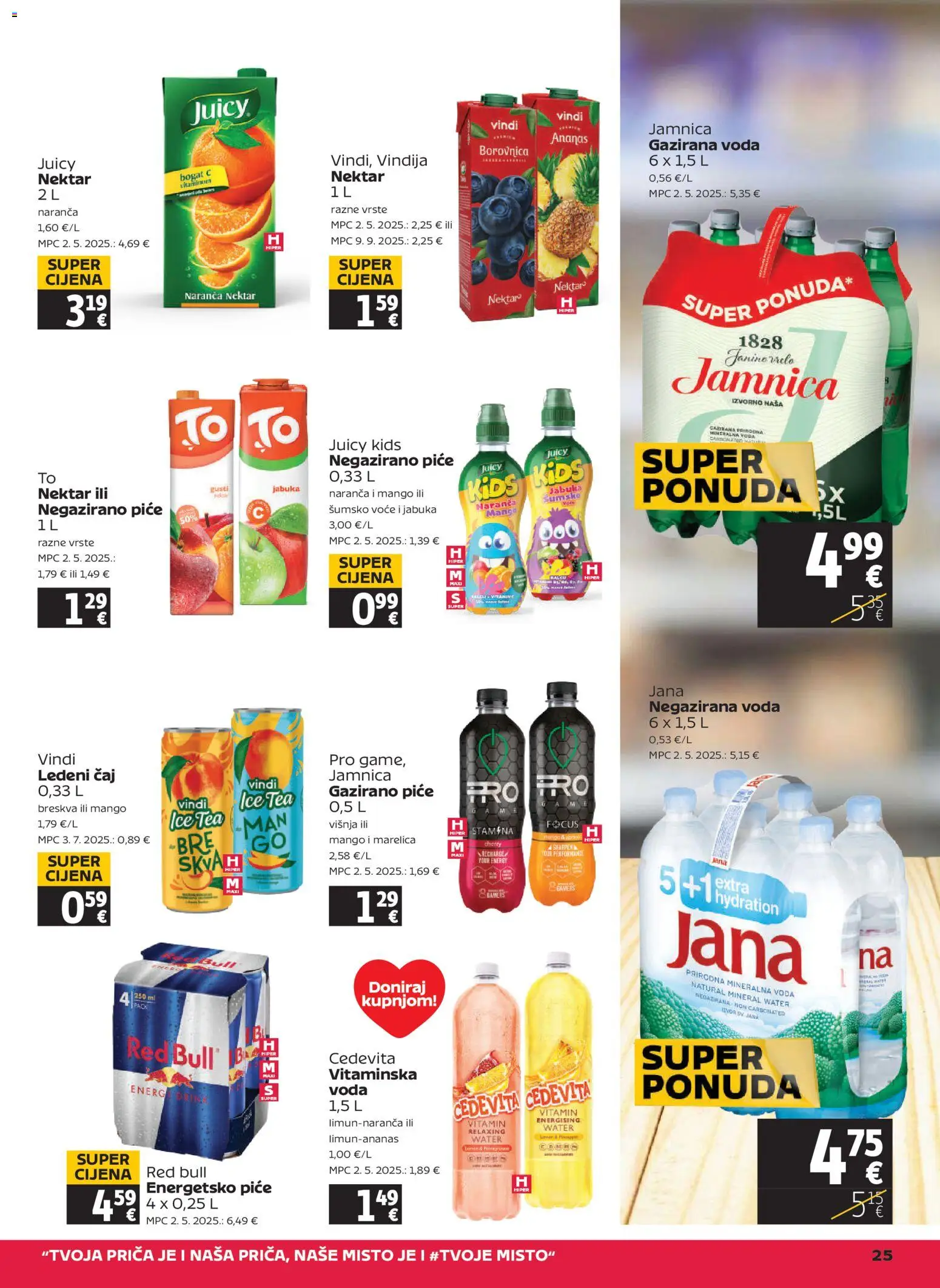 Tommy katalog | vrijedi od 13.11.2025 | Stranica: 25 | Proizvodi: Čaj, Mango, Borovnica, Cedevita