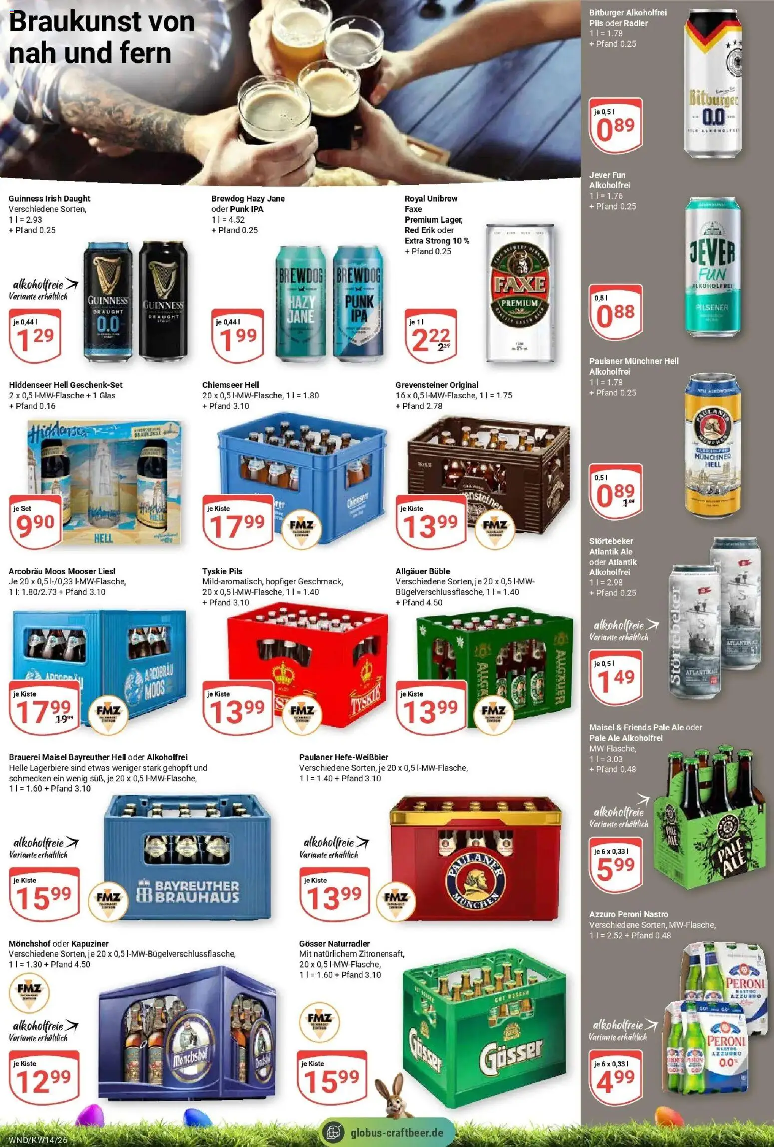 Globus prospekt St. Wendel	 – gültig ab 30.03.2026 | Seite: 25 | Produkte: Monchshof, Tyskie, Pils, Jever