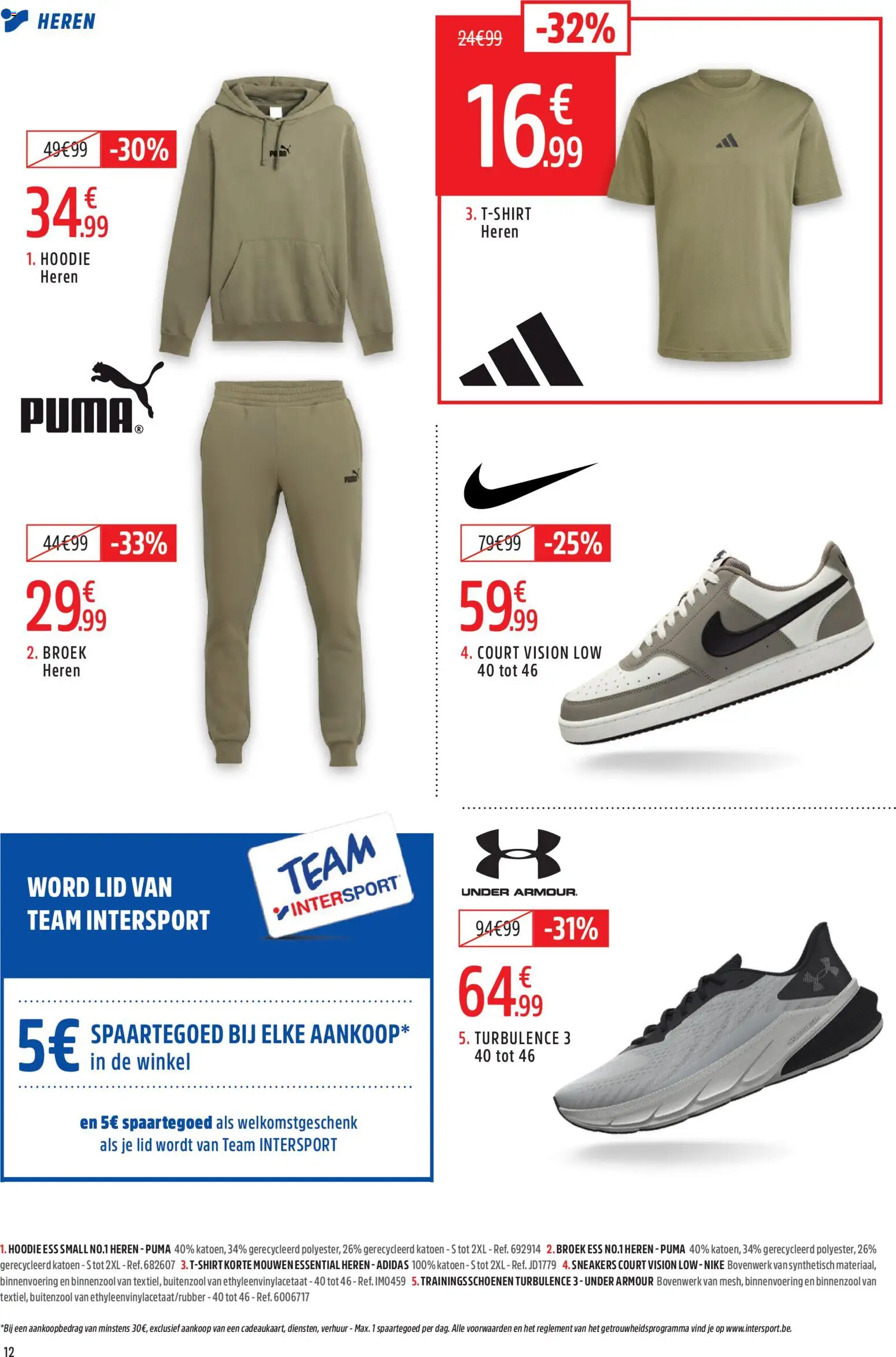 {H1} | Pagina: 12 | Producten: Sneakers, Hoodie, Broek