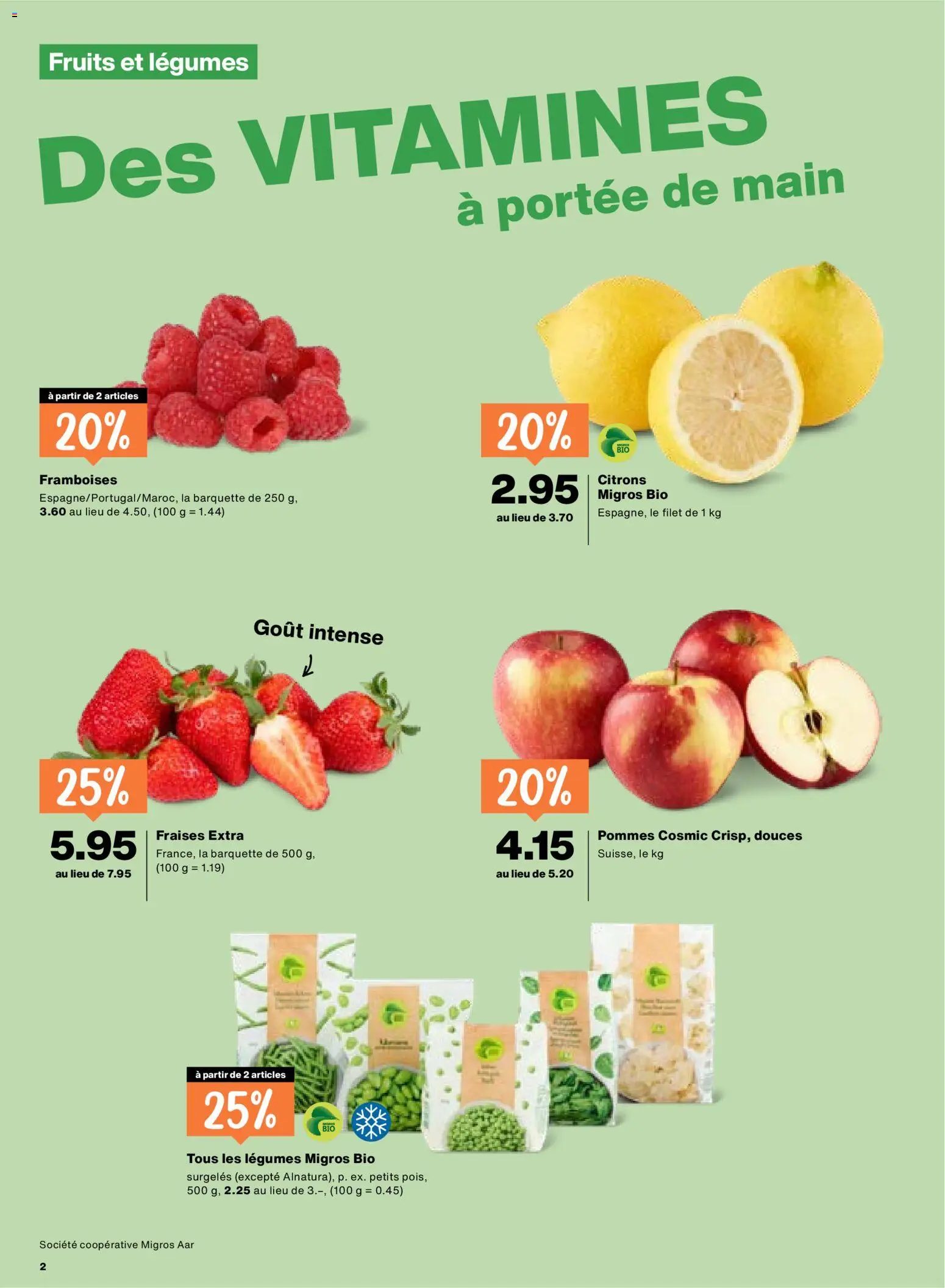 Migros aktionen FR – gültig ab 16.04.2026 | Seite: 2