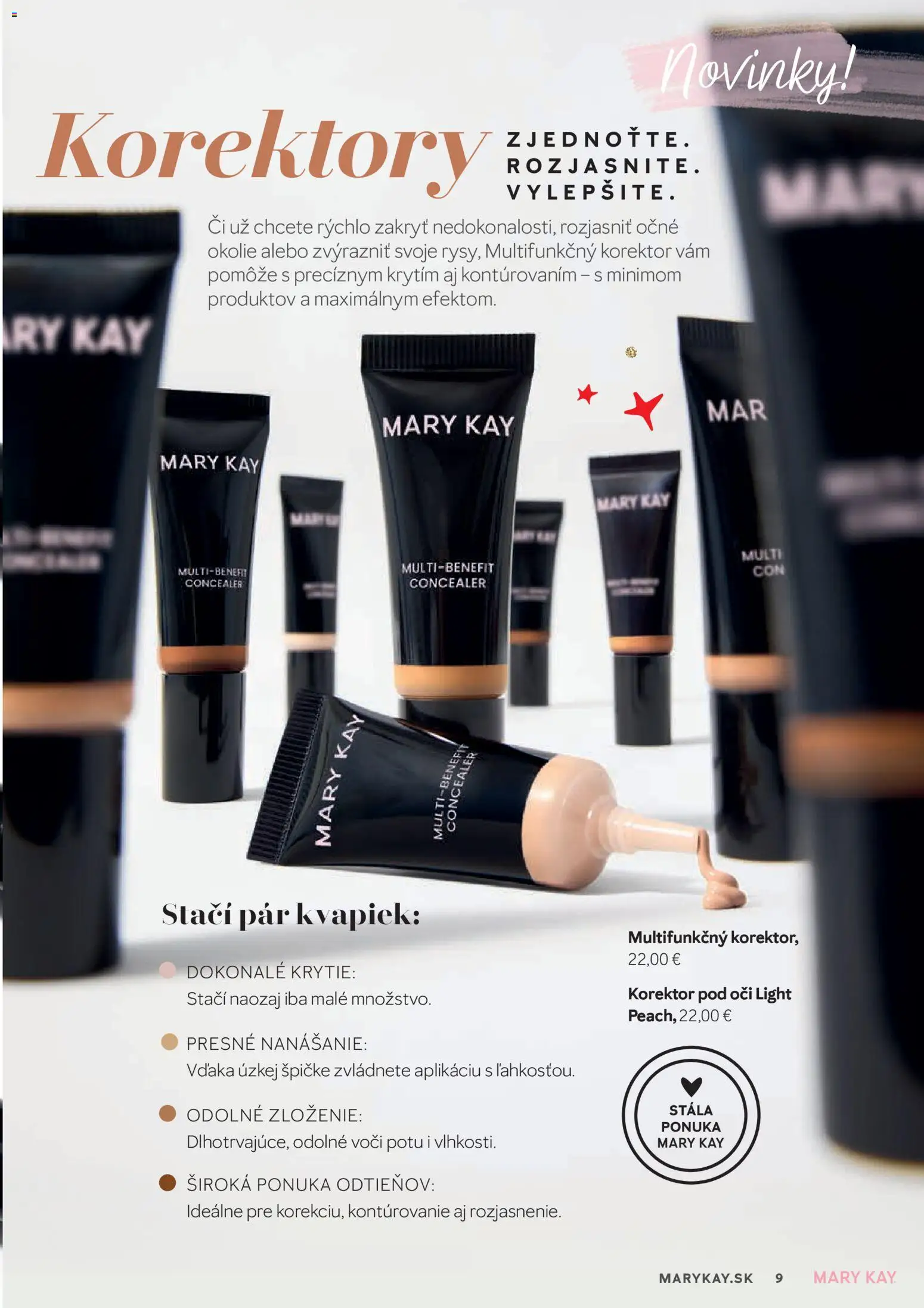 Nové Mary Kay akcie – leták je platný od 16.10.2025 | Strana: 9 | Produkty: Korektor