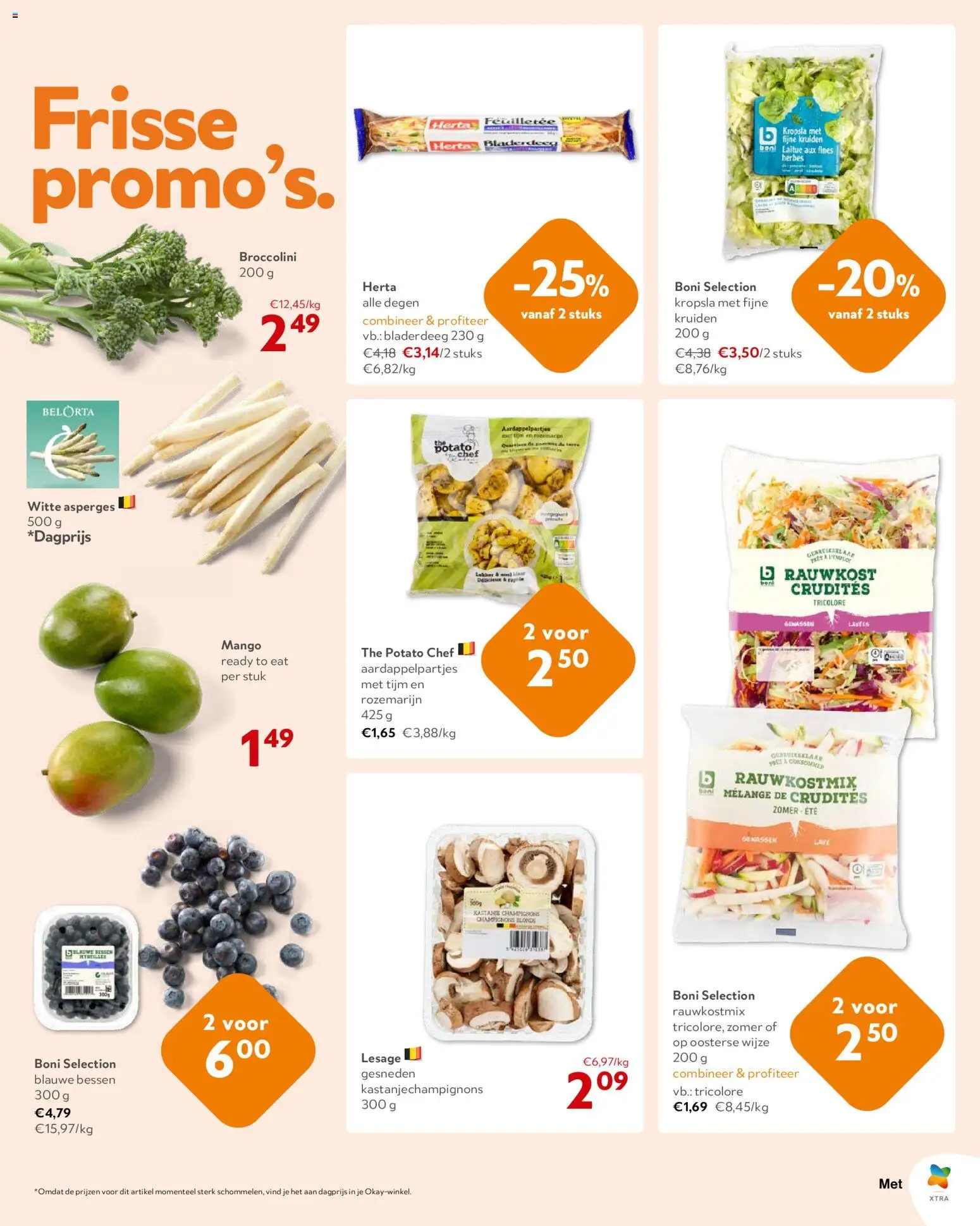 {H1} | Pagina: 5 | Producten: Mango, Asperges