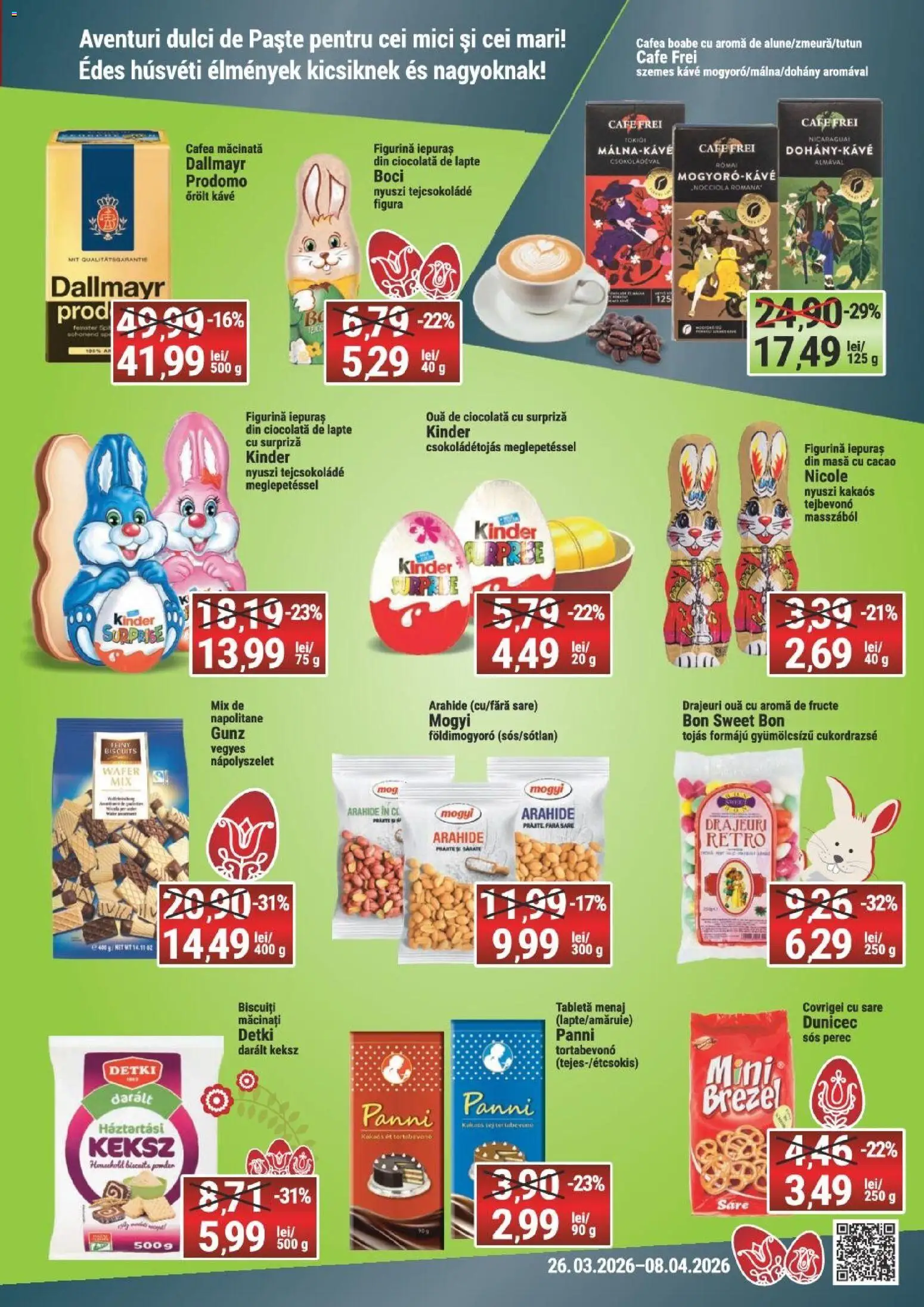 Noul catalog Merkur – valabil de la 26.03.2026 | Pagină: 5 | Produse: Cafea, Paste, Cacao, Sos