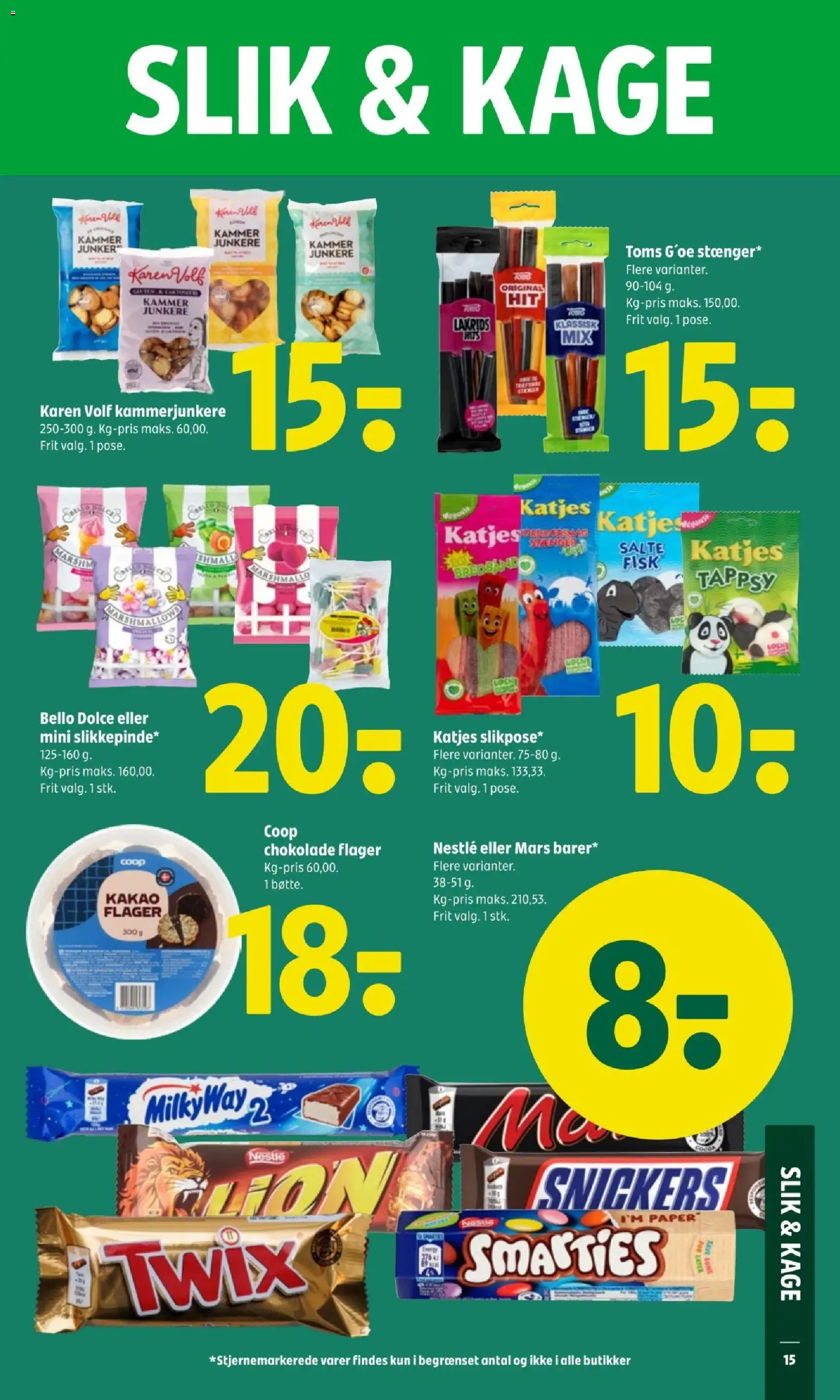 Coop 365 tilbudsavis – gyldig fra 09.04.2026 | Side: 17 | Produkter: Chokolade, Fisk, Slik, Flager
