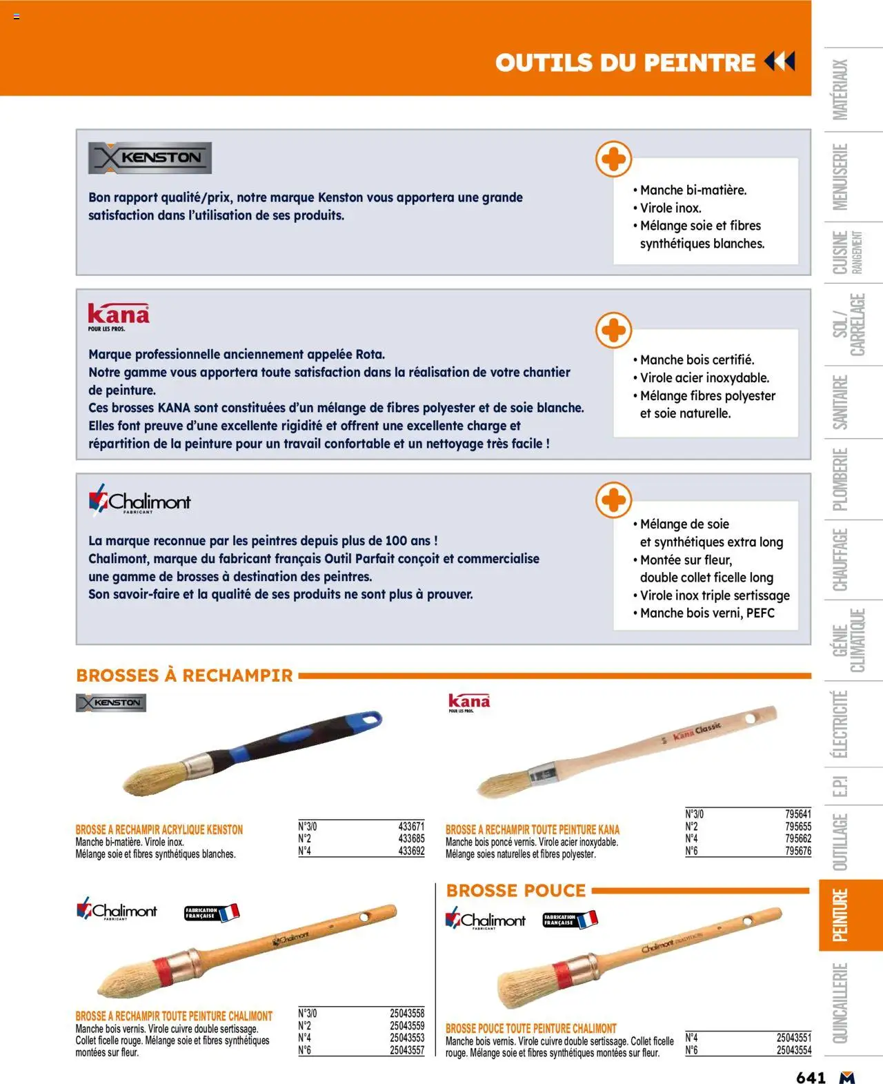  | Page: 641 | Produits: Brosse