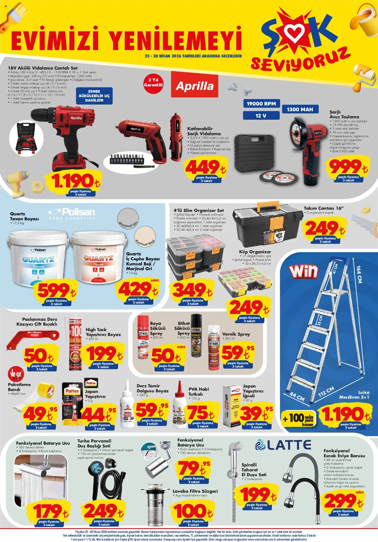 Şok Market - Hafta sonu fırsatları - 25.04.2026 tarihinden itibaren geçerlidir | Sayfa: 1