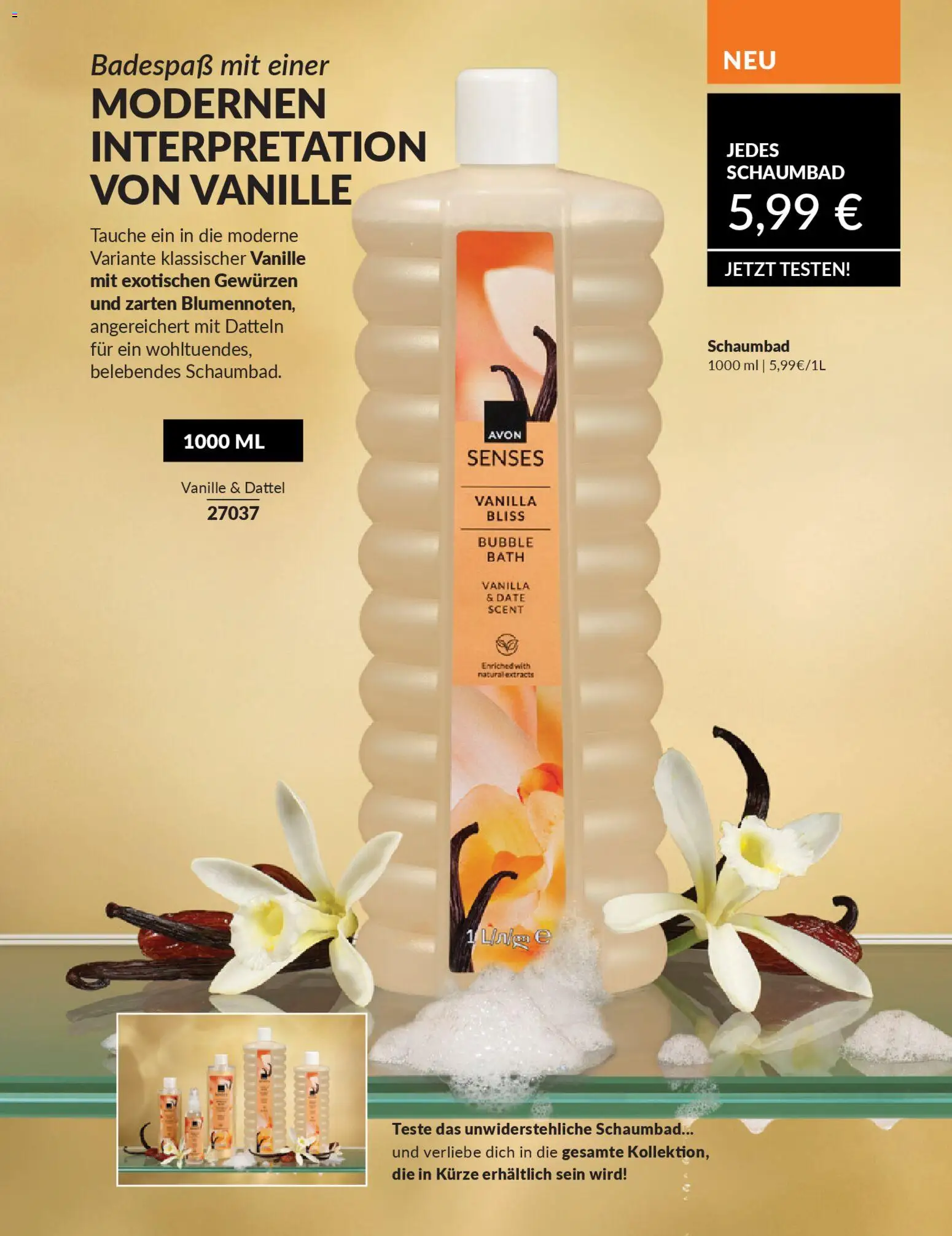 AVON Broschüre Bubble Bath Day – gültig ab 31.12.2025 | Seite: 5 | Produkte: Dattel