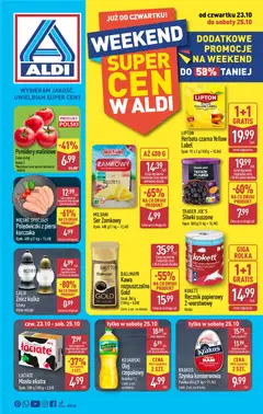 Pogląd oferty "Aldi Gazetka - Okazje na weekend" - ważna od 23.10.2025