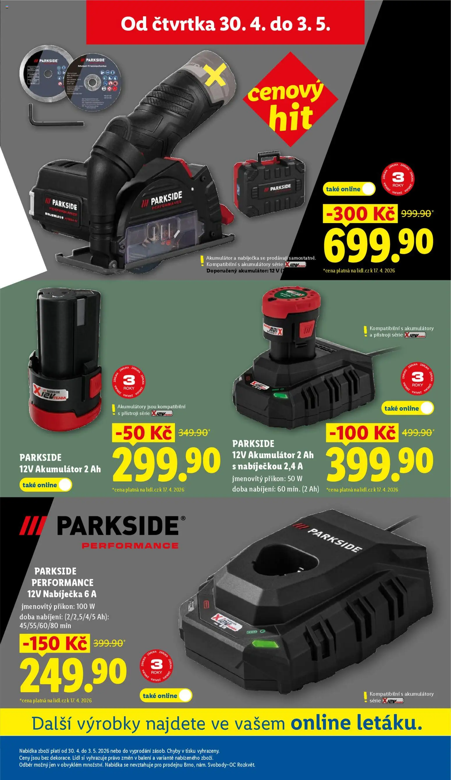 Lidl leták od 30.04.2026 | Strana: 33 | Produkty: Parkside