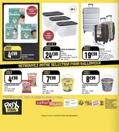 La Foir'Fouille - Prévisualisation de La Foir'Fouille catalogue semaine 44 valide à partir de 27.10.2025 | Page: 4 | Produits: Règle, Couches, Bonbons, Couches pampers