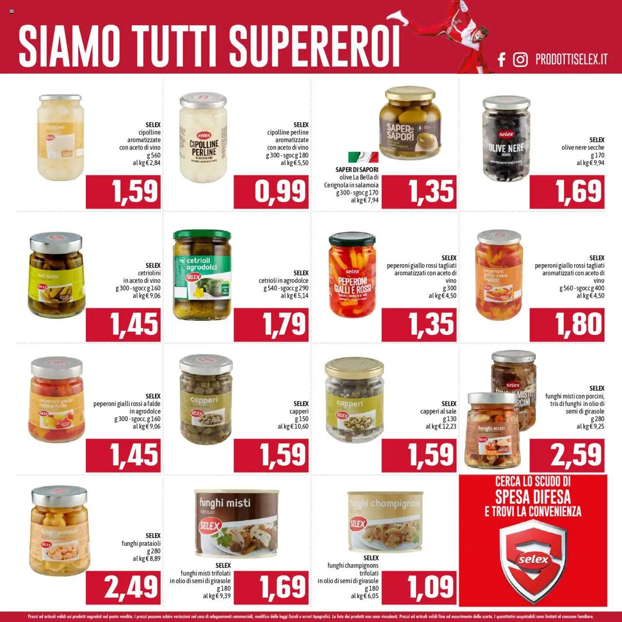 Volantino Emisfero del 01.09.2025 | Pagina: 5 | Prodotti: Pollo, Sale, Vino, Cetriolini