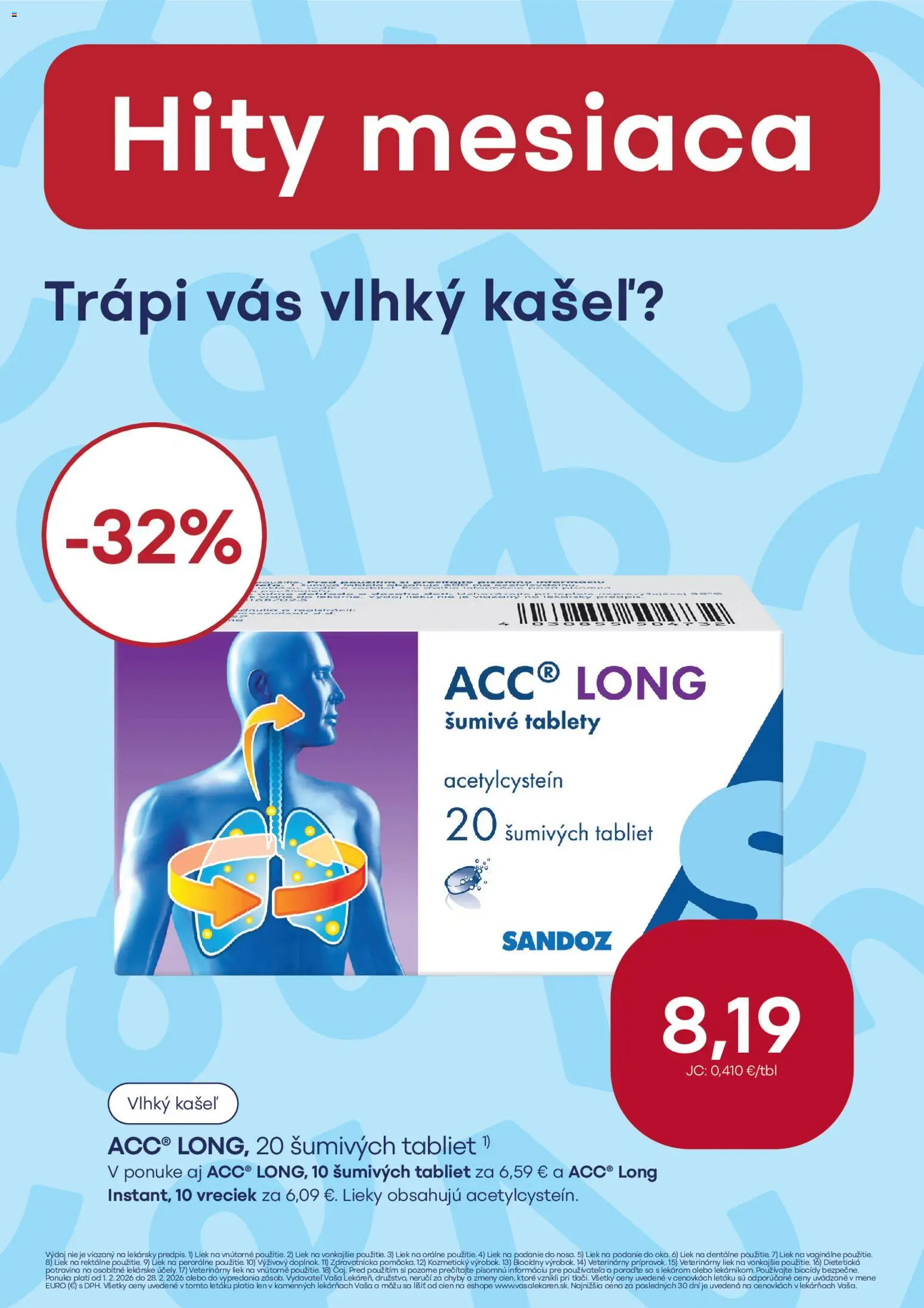 Nové Vaša lekáreň akcie – leták je platný od 01.02.2026 | Strana: 8