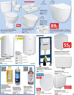 Bauhaus katalog akcije – veljaven od 29.01.2026 | Stran: 13 | Izdelki: WC školjka, WC deska, Umivalnik, Grelnik vode