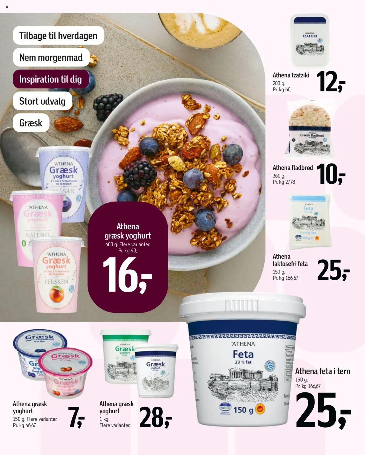 Føtex Tilbudsavis gyldig fra 01.08.2025 | Side: 48 | Produkter: Yoghurt, Jordbær, Tzatziki, Sukker