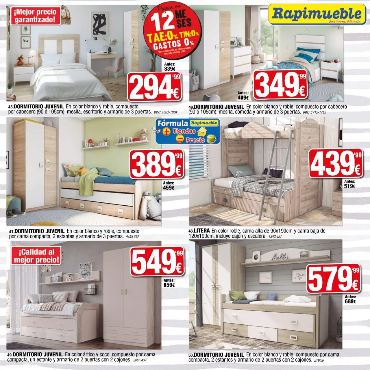 Rapimueble folleto │ válido desde el 01.07.2025 | Página: 5 | Productos: Té, Cama, Estante, Armario